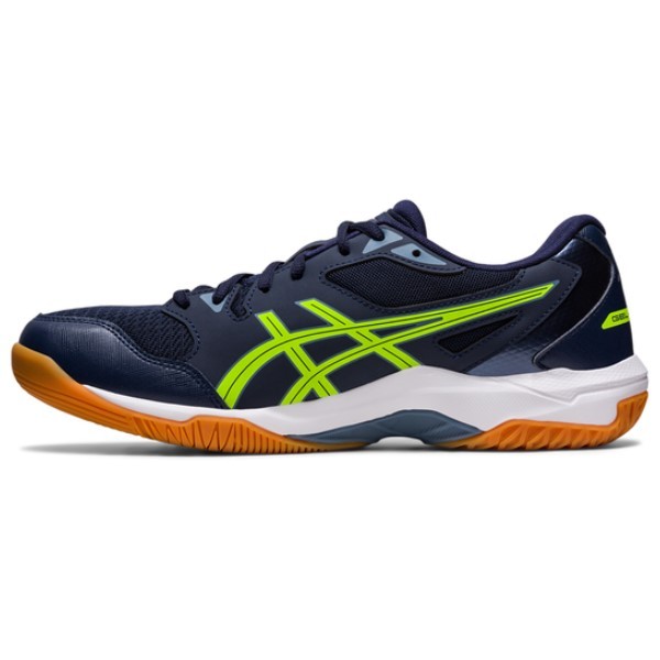 Asics Gel Rocket 10 (Midnight/Hazard Green) Squash Shoes | Gstrings